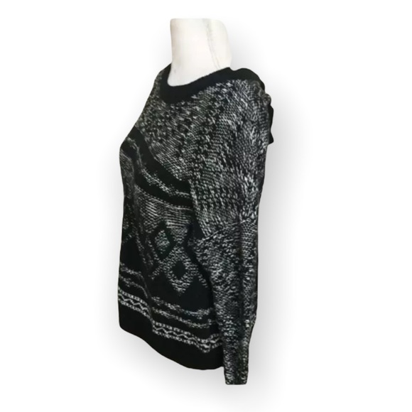 Lucky Brand Women’s Sweater Pullover S black White - Picture 3 of 5